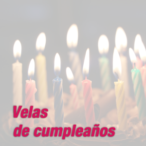 Velas de cumpleaños